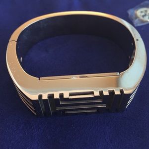 Tory Burch Fitbit flex metal hinged bracelet
