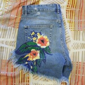 Zara high waisted shorts