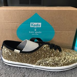 Kate Spade Glitter Keds! NEW!!!!
