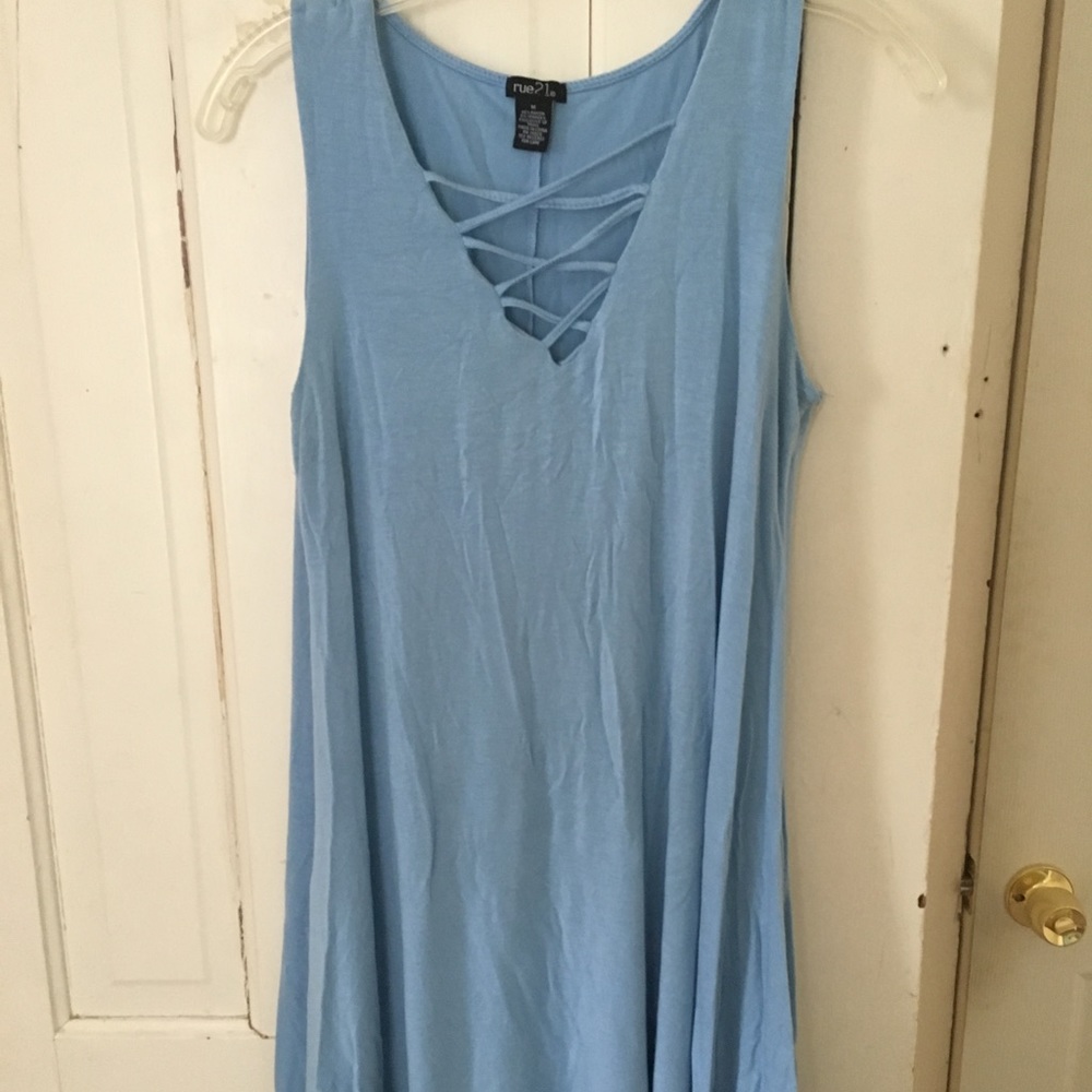 Blue dress