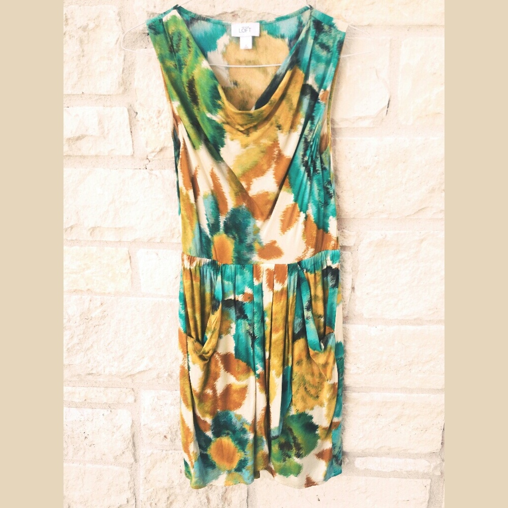 Ann Taylor faux wrap dress
