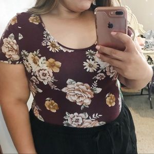Floral bodysuit