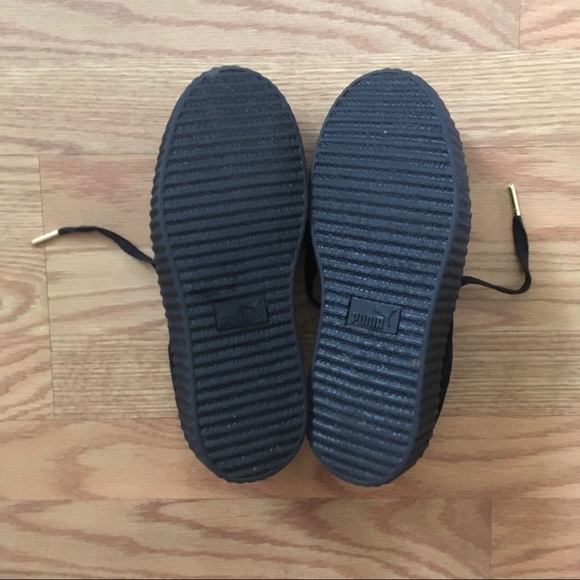 Puma FENTY Black Velvet Creepers 7 - Picture 3 of 5