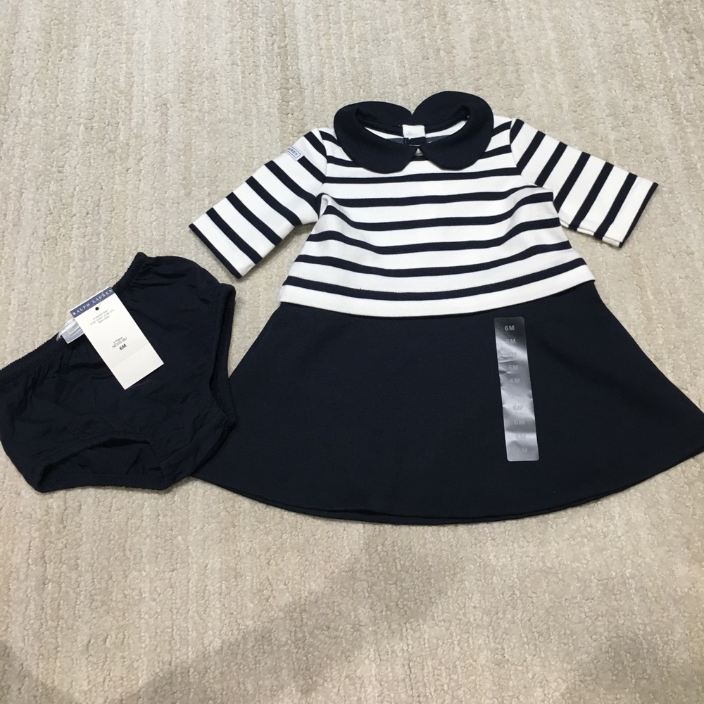 Ralph Lauren Baby's 2-Piece Dress & Bloomers Set