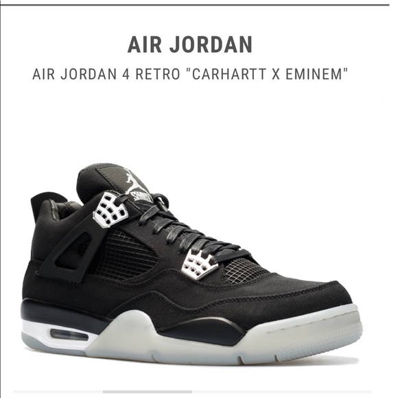 Air jordan 4 retro carhartt x Eminem - Picture 2 of 4