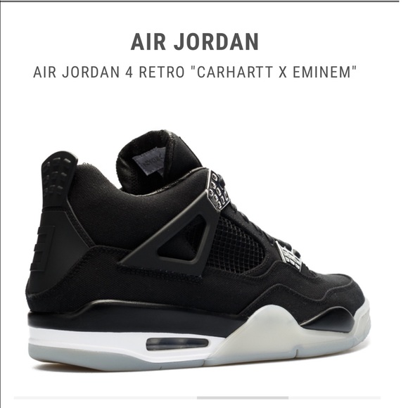 Air jordan 4 retro carhartt x Eminem - Picture 3 of 4