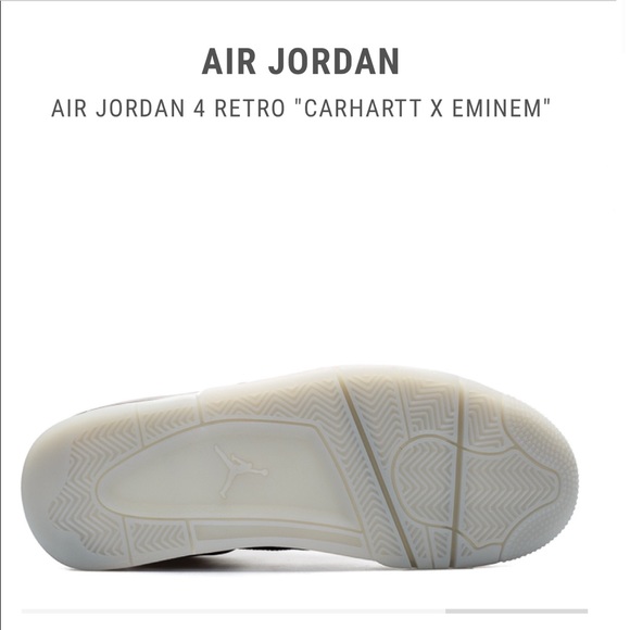 Air jordan 4 retro carhartt x Eminem - Picture 4 of 4