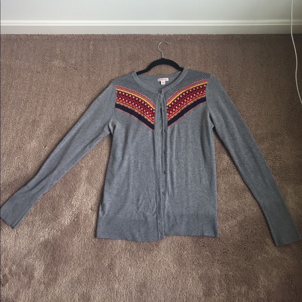 Medium Aztec printed cardigan