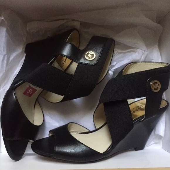 Michael Kors Meadow Wedge Sandal New Size 5 1/2 - Picture 4 of 5