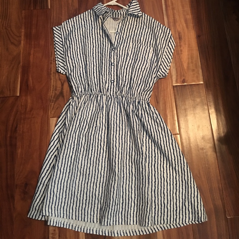 Women's align dress! Blue stripes!