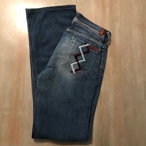 7 for all Mankind, 26 bootcut ribbon pocket