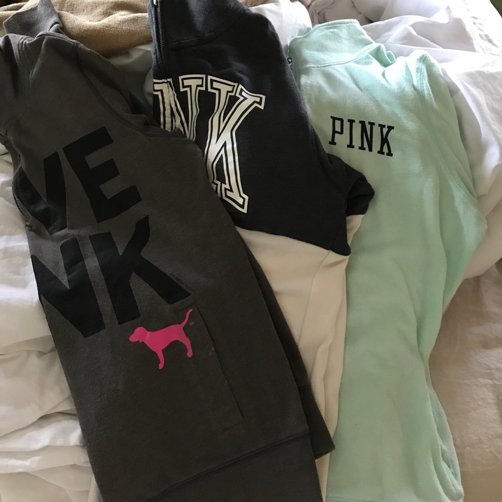 PINK sweatshirts