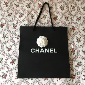 Chanel paper shopping bag