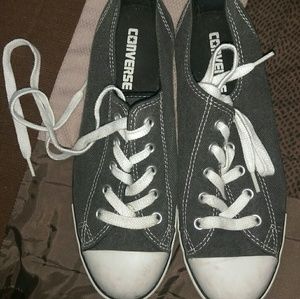 Converse all star size 7 charcoal gray