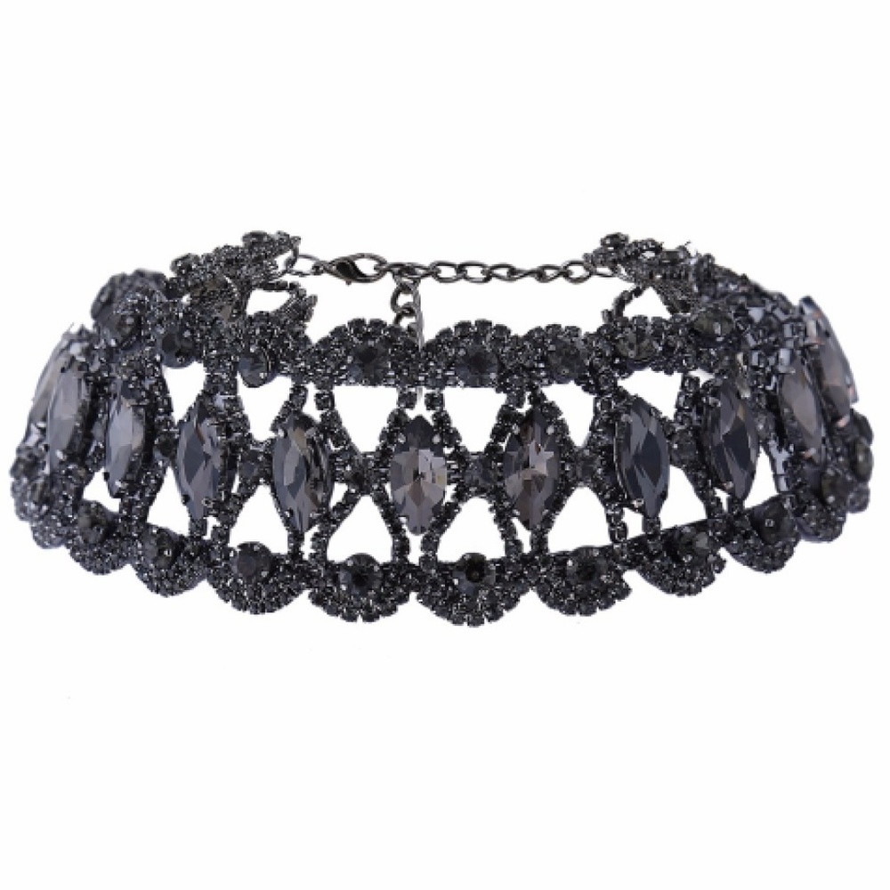 Black Rhinestone choker