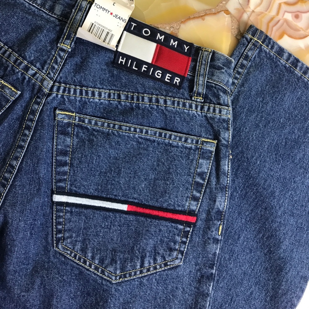 Vintage Tommy Mid-Rise Bootcut Medium Wash Jeans