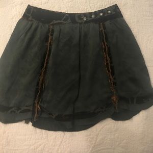 Custo Barcelona silk skirt NWOT