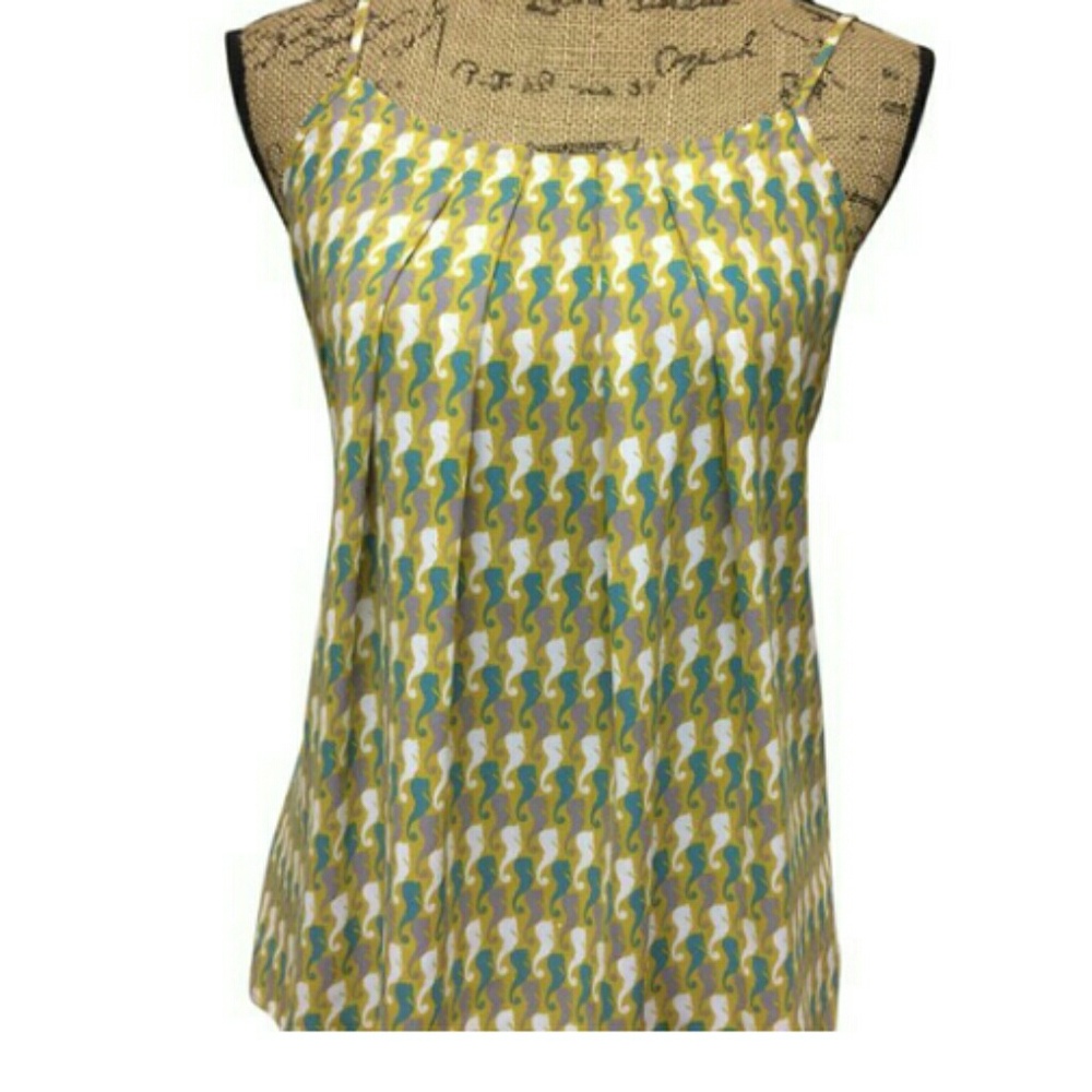 CAbi Style #411 Seahorse Camisole Tank Top SZ M