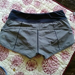 Navy lulu speed shorts