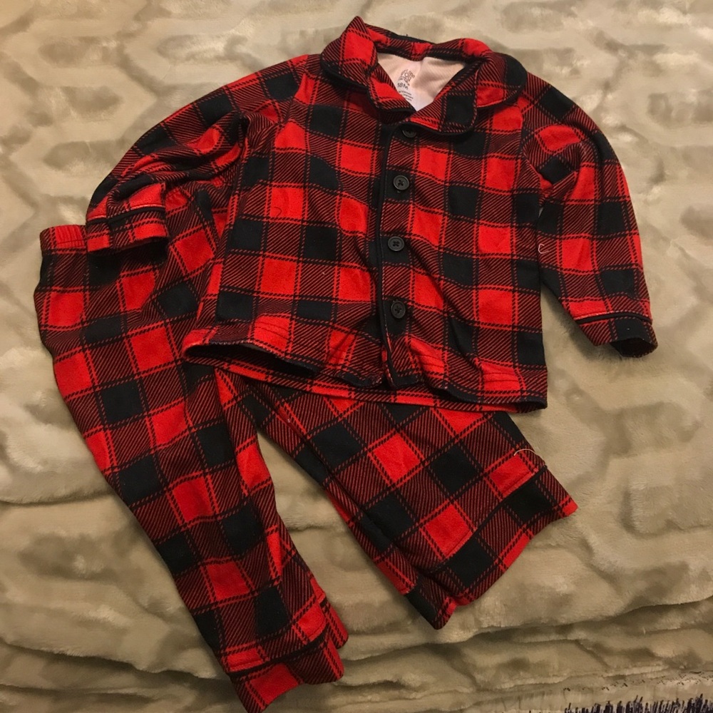Carter's Red Flannel pajamas