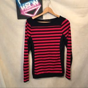 The Limited Women's Blue Pink Shirt Sz S A2230