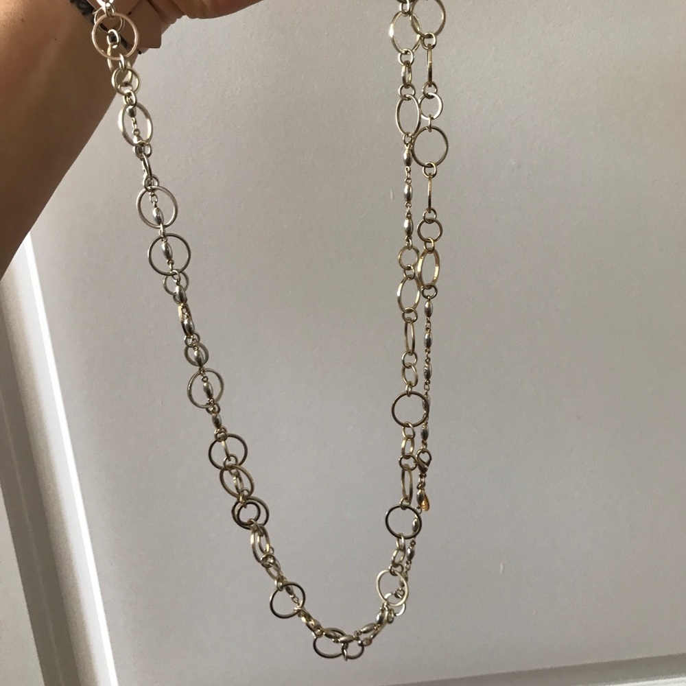 Double Strand Gold Necklace