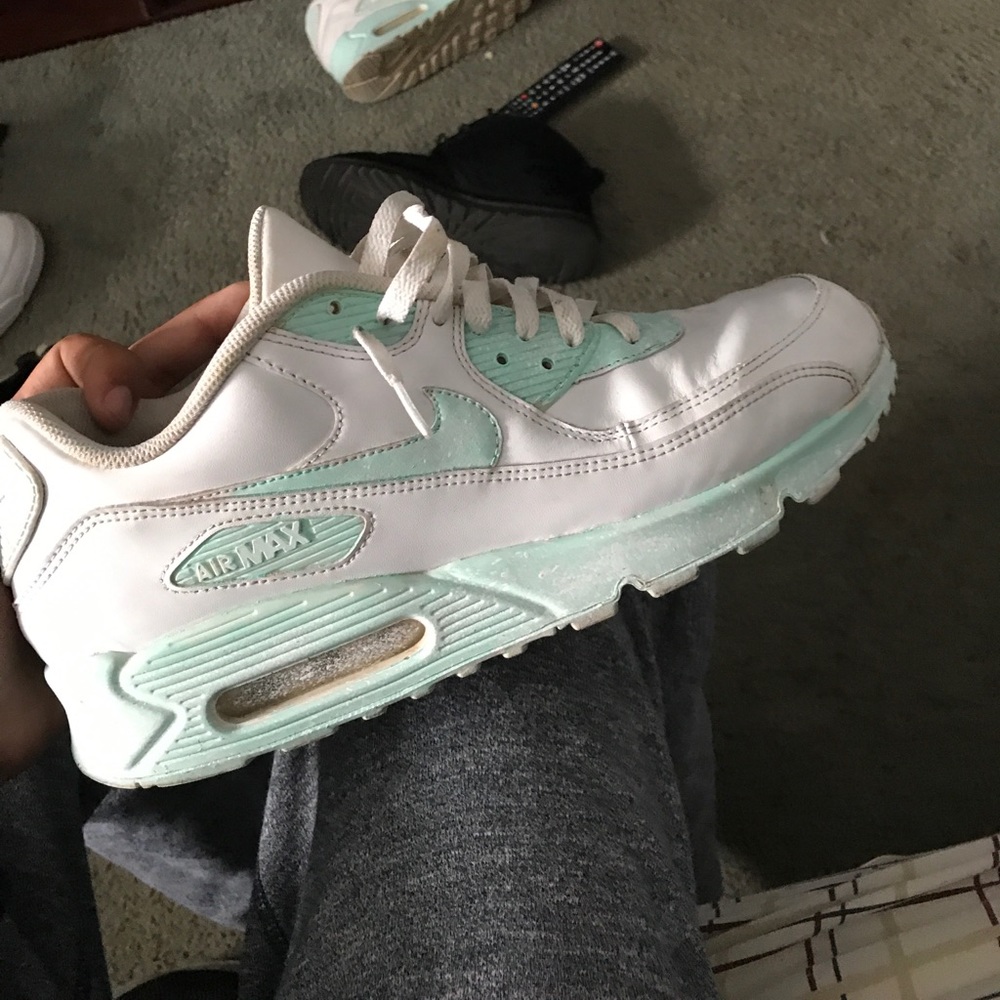 CUSTOM “ YEEZY” air max 90 Made with Angelus Paint - Picture 1 of 4