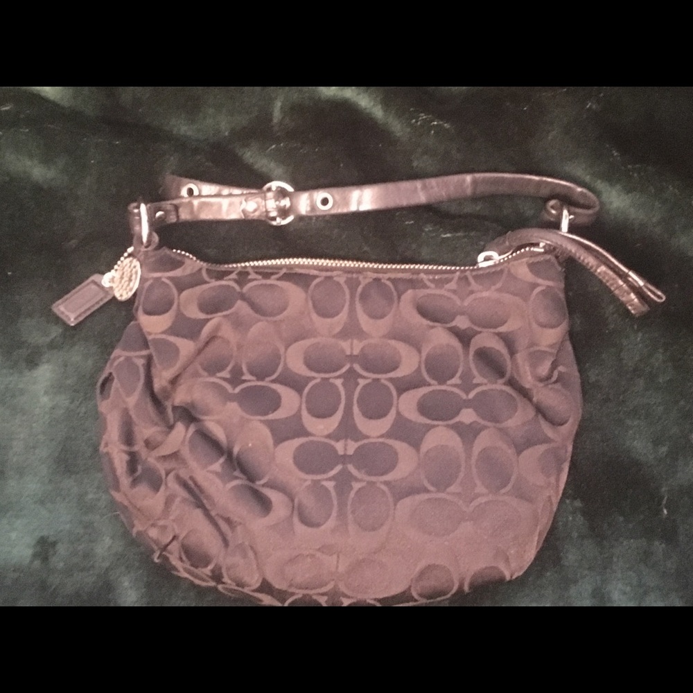 Coach Ali black signature purse and wallet