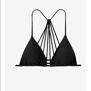 Express black strappy bikini top Size M