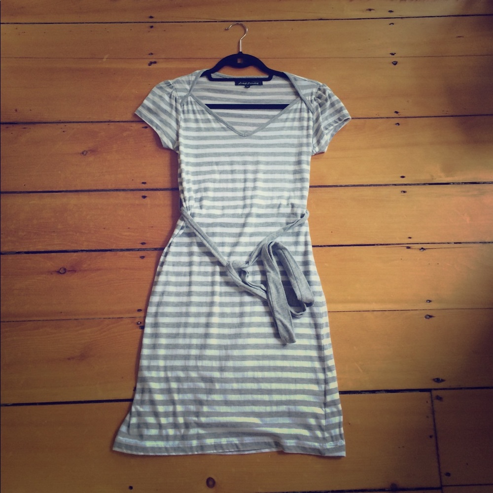Striped t-shirt dress