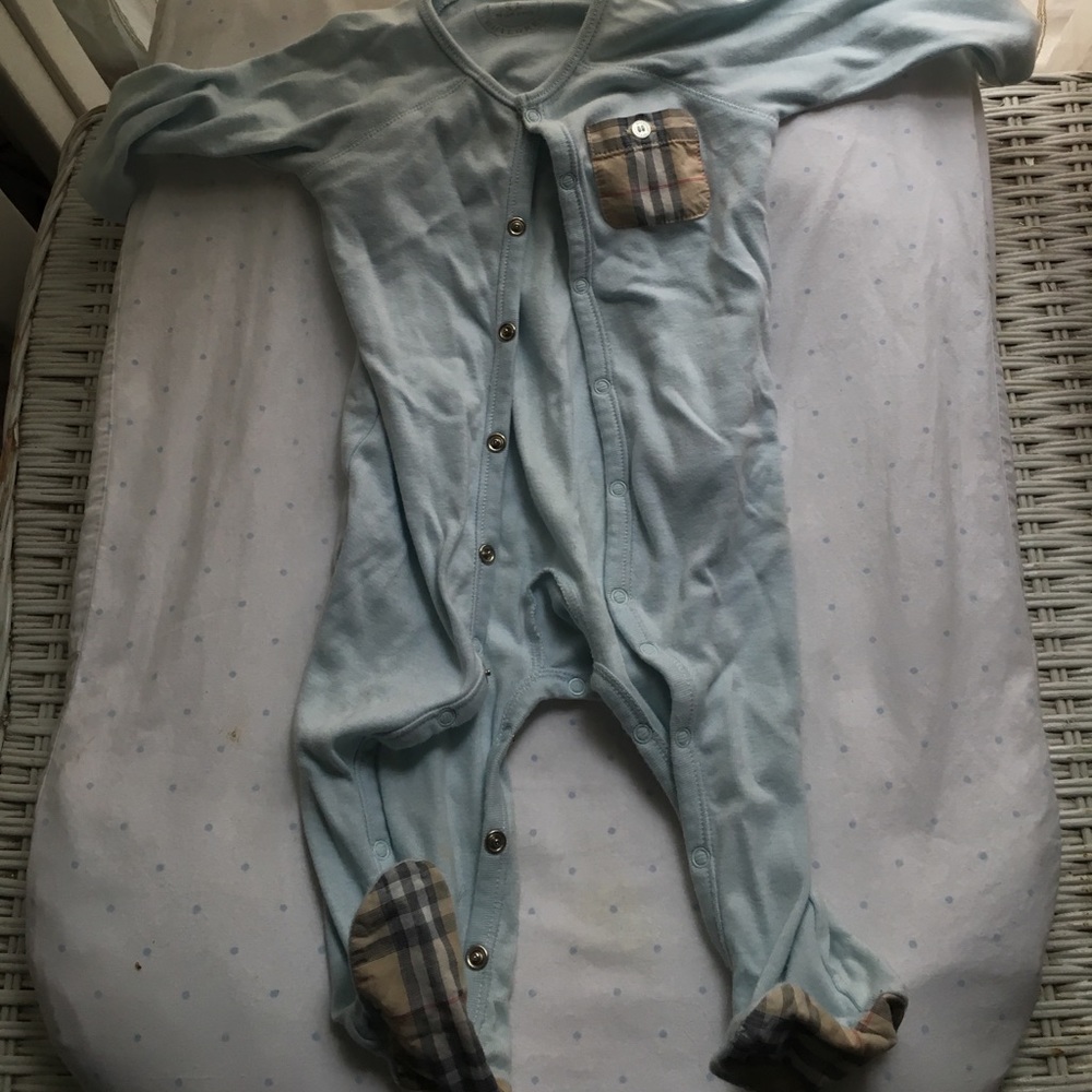 Burberry baby pjs