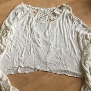 Abercrombie lace back sweater