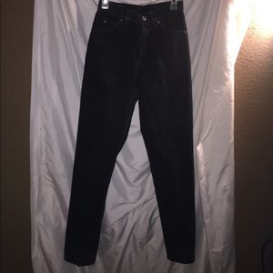 Levi's black denim jeans