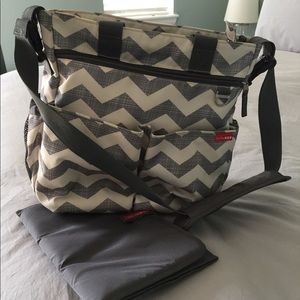 Skip Hop Duo Signature Diaper Bag - Chevron