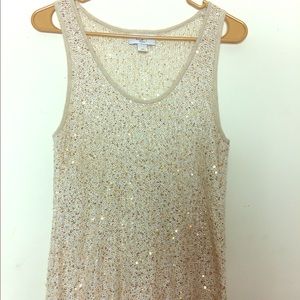 Anne Taylor LOFT Sequined Shell