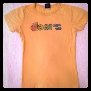 "The Doors" yellow tee "The Doors" yellow tee