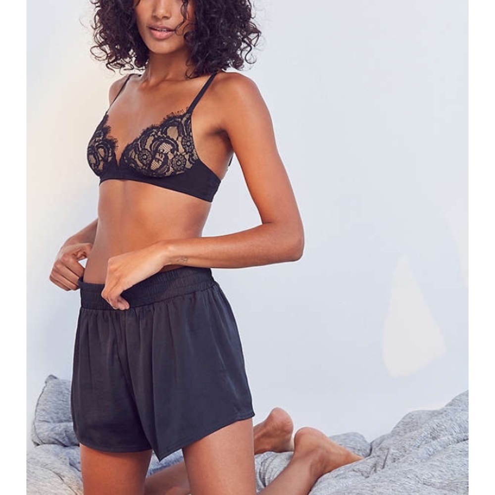 Out From Under Silk Satin Shorts