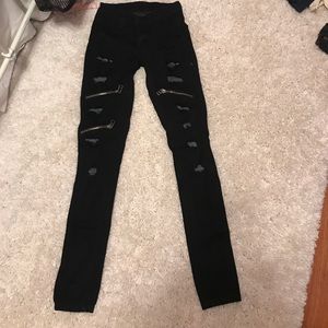 Never worn Carmar black jeans