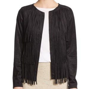 Fringe suede jacket NWT