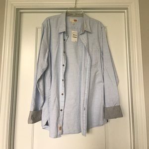 Men's XL light blue button down.