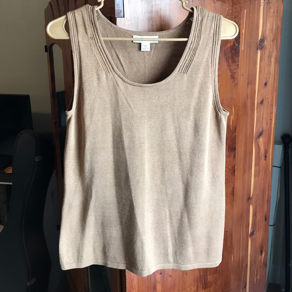 Pull over sleeveless coldwater creek tank