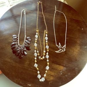 3 Costume Jewelry necklaces!