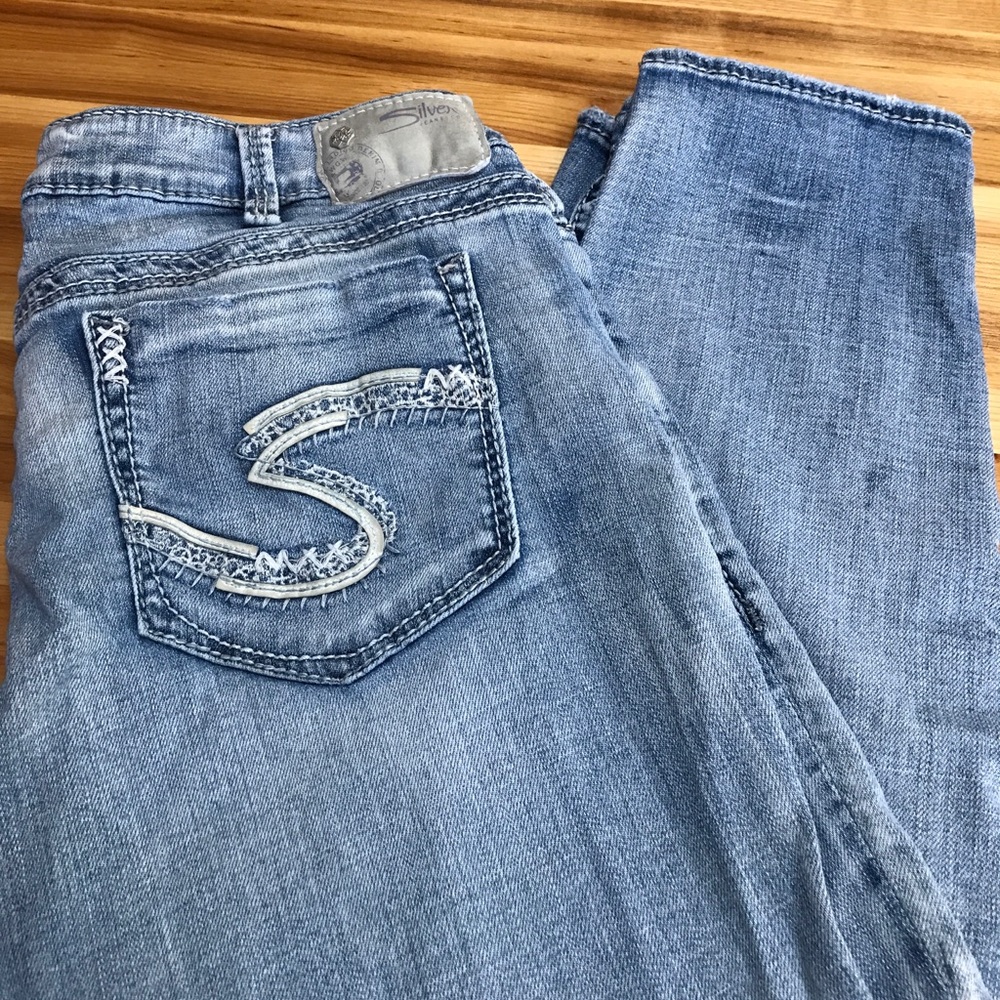 Silver Jeans Aiko mid Capri