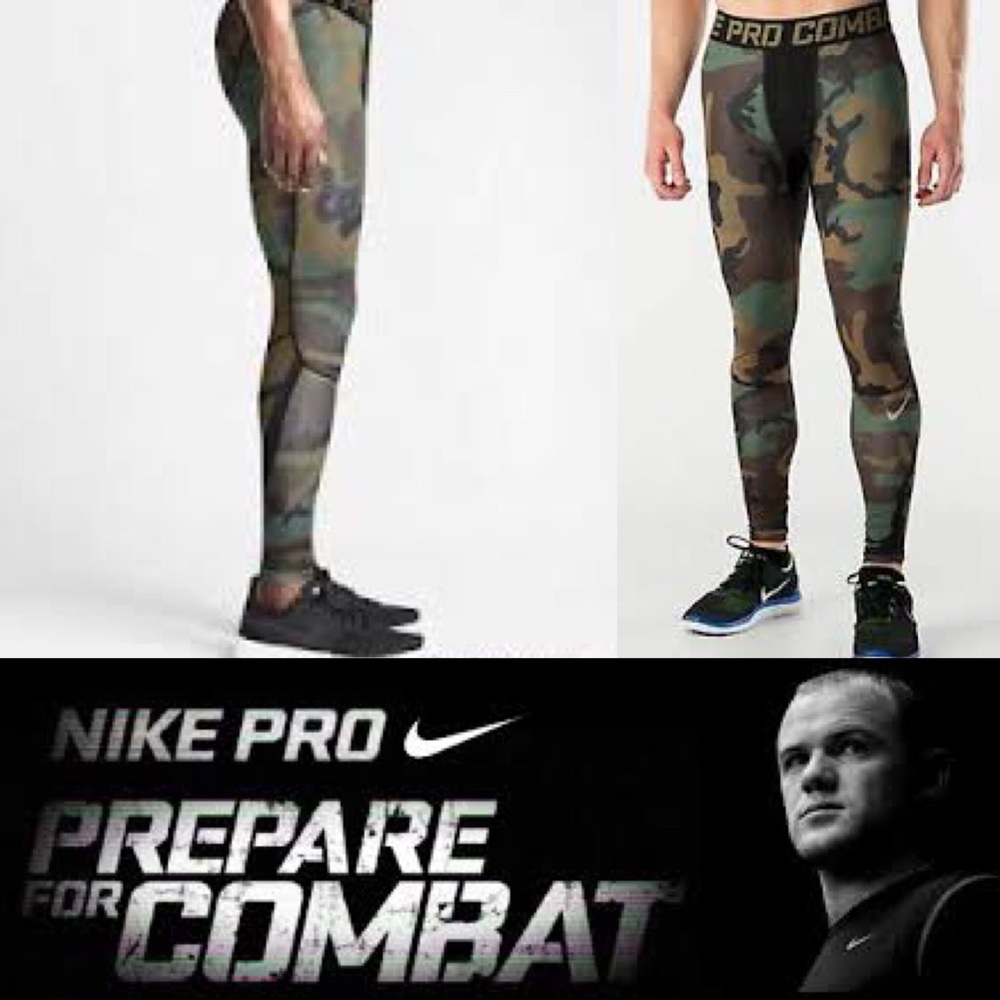 Nike ProCombatHypercool Woodland Compression Tight