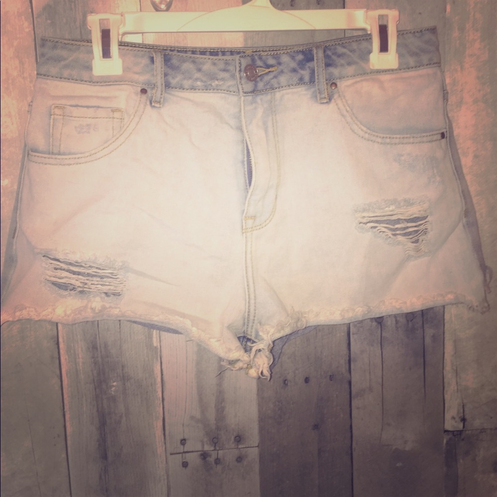 Pacsun brand denim shorts