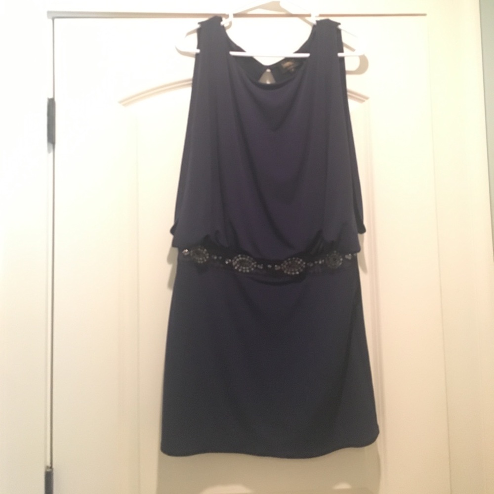 Laundry by Shelli Segal Dress, Navy Size 8
