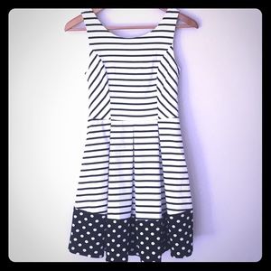 NEW ModCloth mixed print dress