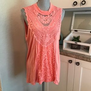 Coral women's tank