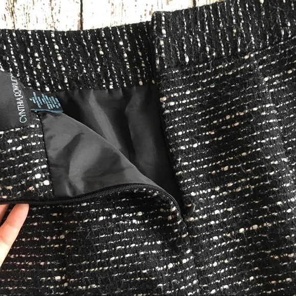 Cynthia Rowell Black/White Skirt - Picture 3 of 5