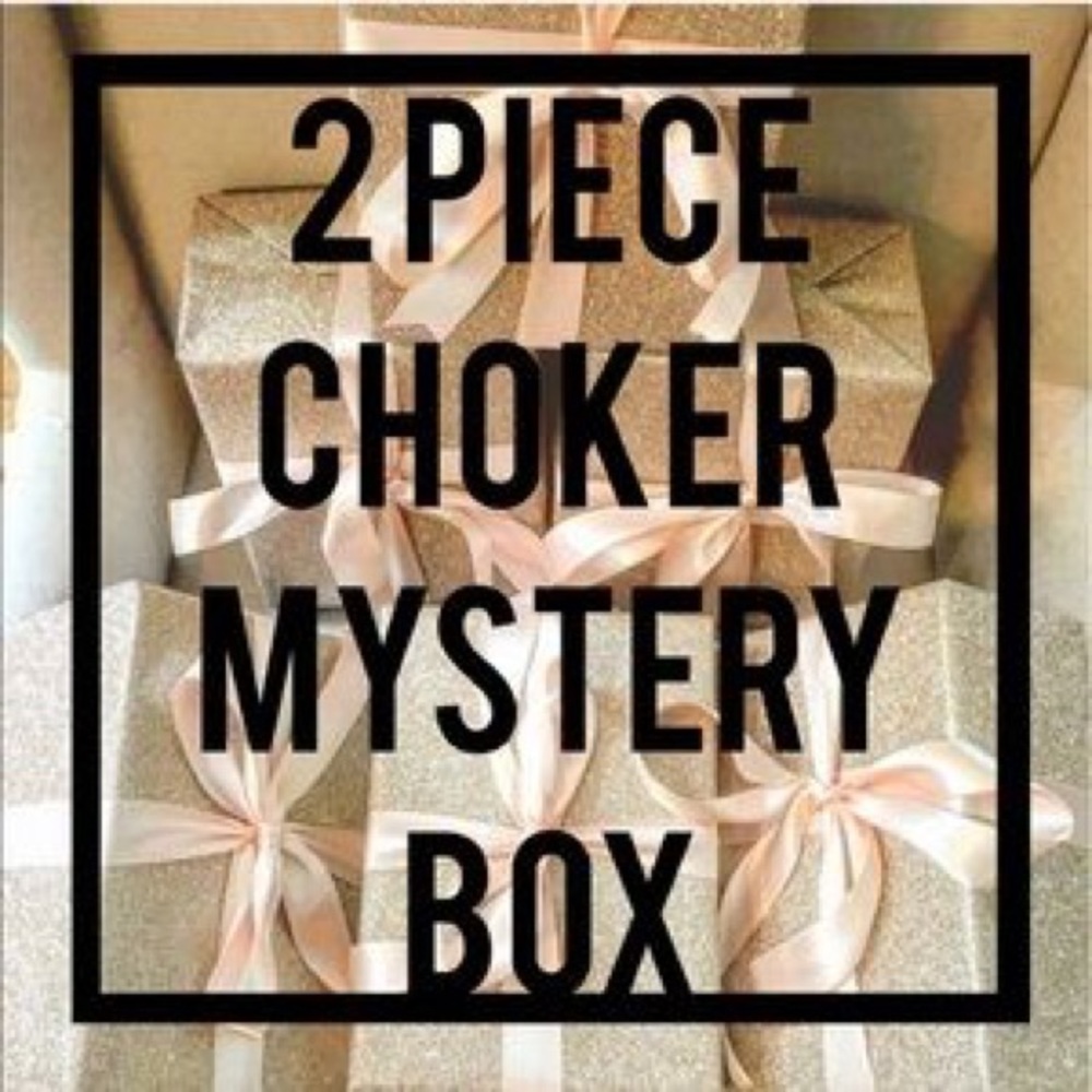 2 piece choker necklace mystery box